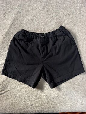 Cove USA Men’s Black Chino Shorts Size 30 5” Inseam Stretch